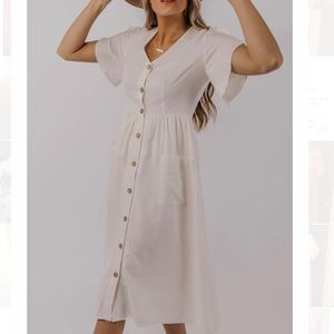 ROOLEE// Britt Button Dress NWT
